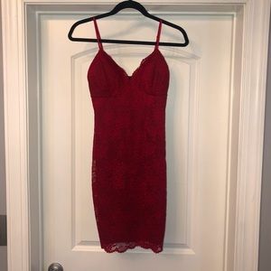 Windsor red lace dress